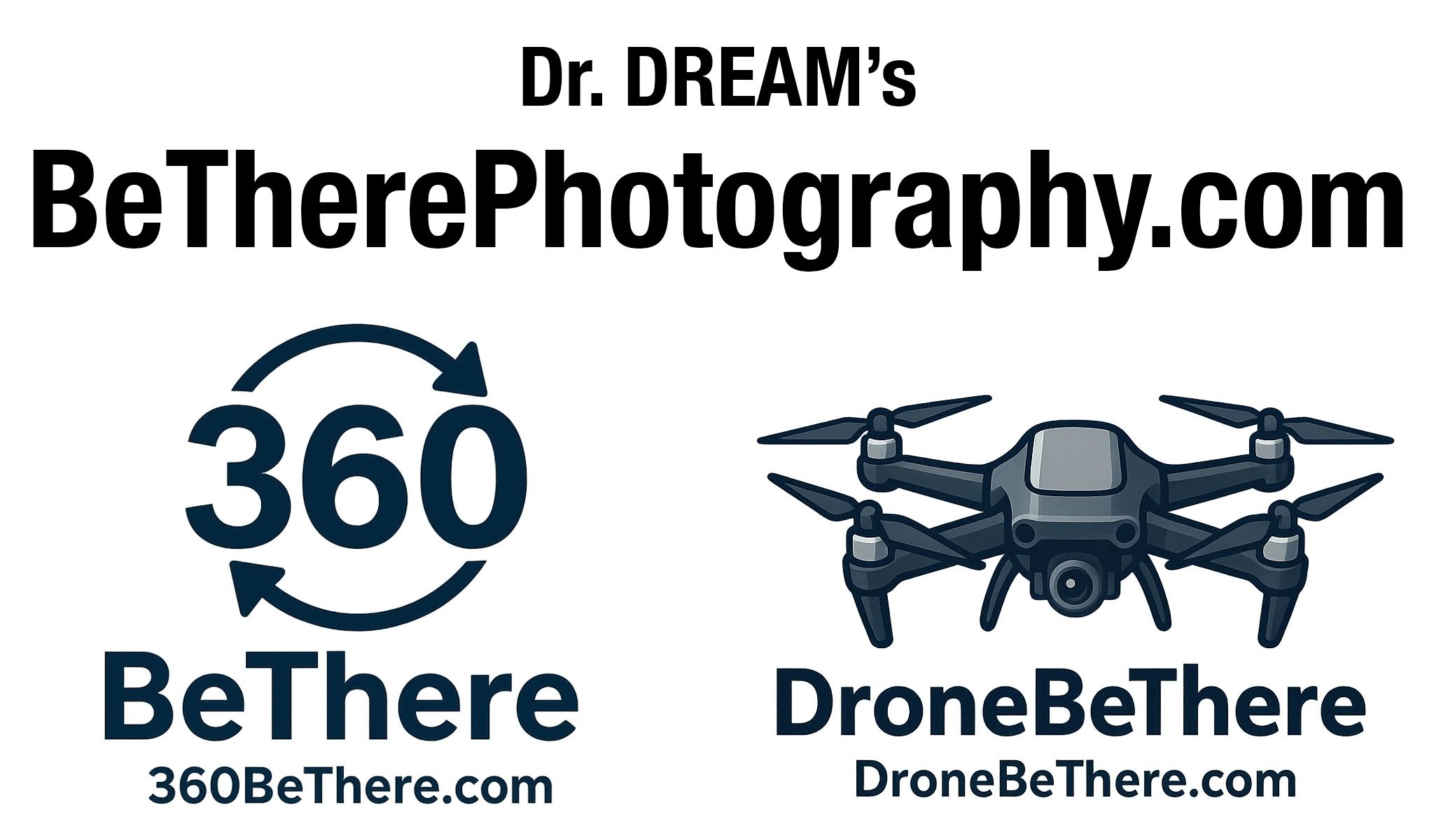 Dr. DREAM's BeTherePhotography.com — 360BeThere and DroneBeTherehere